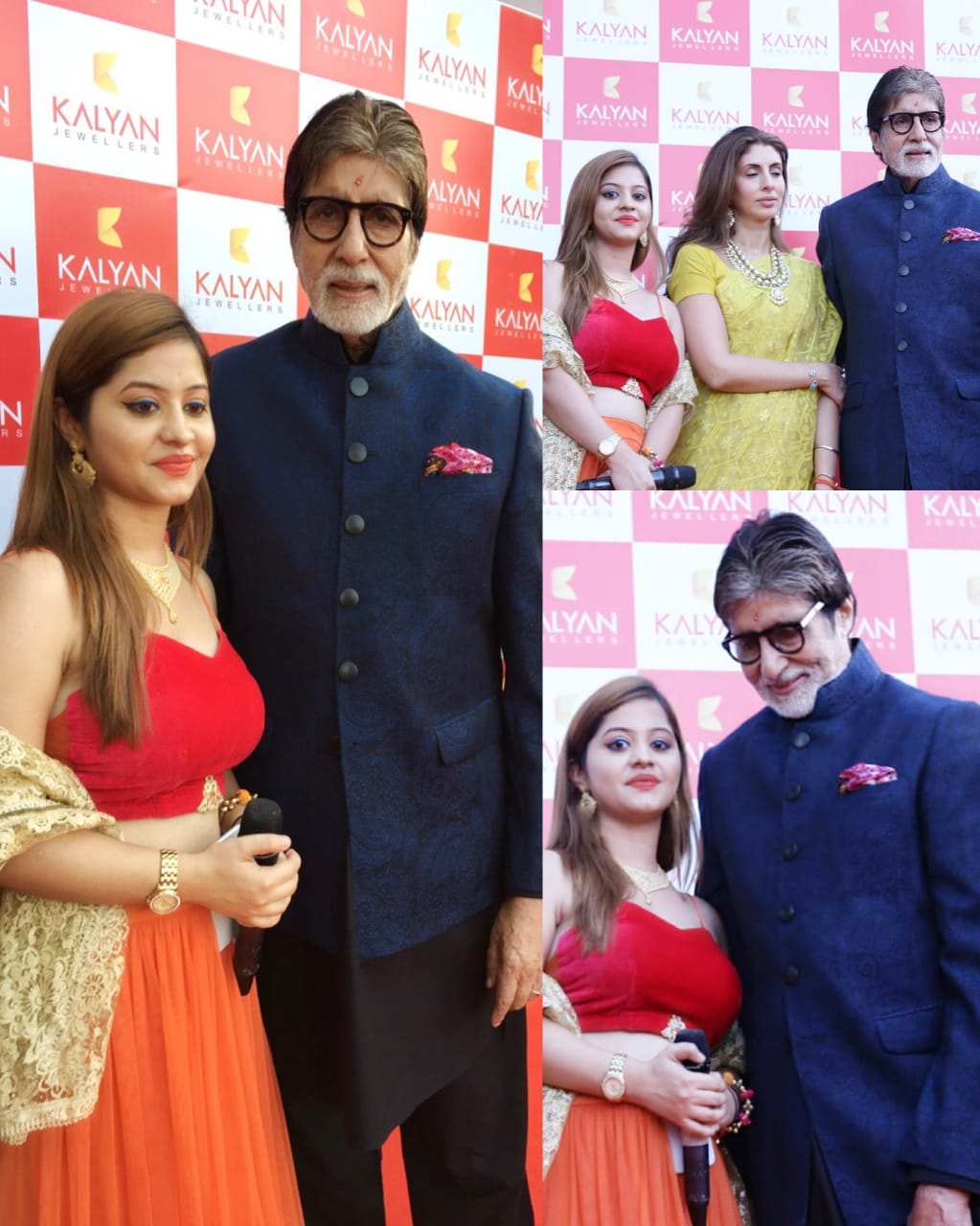 Ruchi with Amitabh Bachchan-Neer Event Management